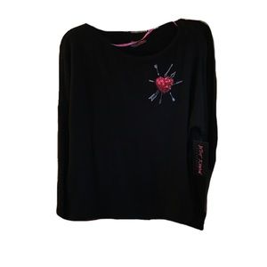 Betsey Johnson long sleeve shirt new with tag